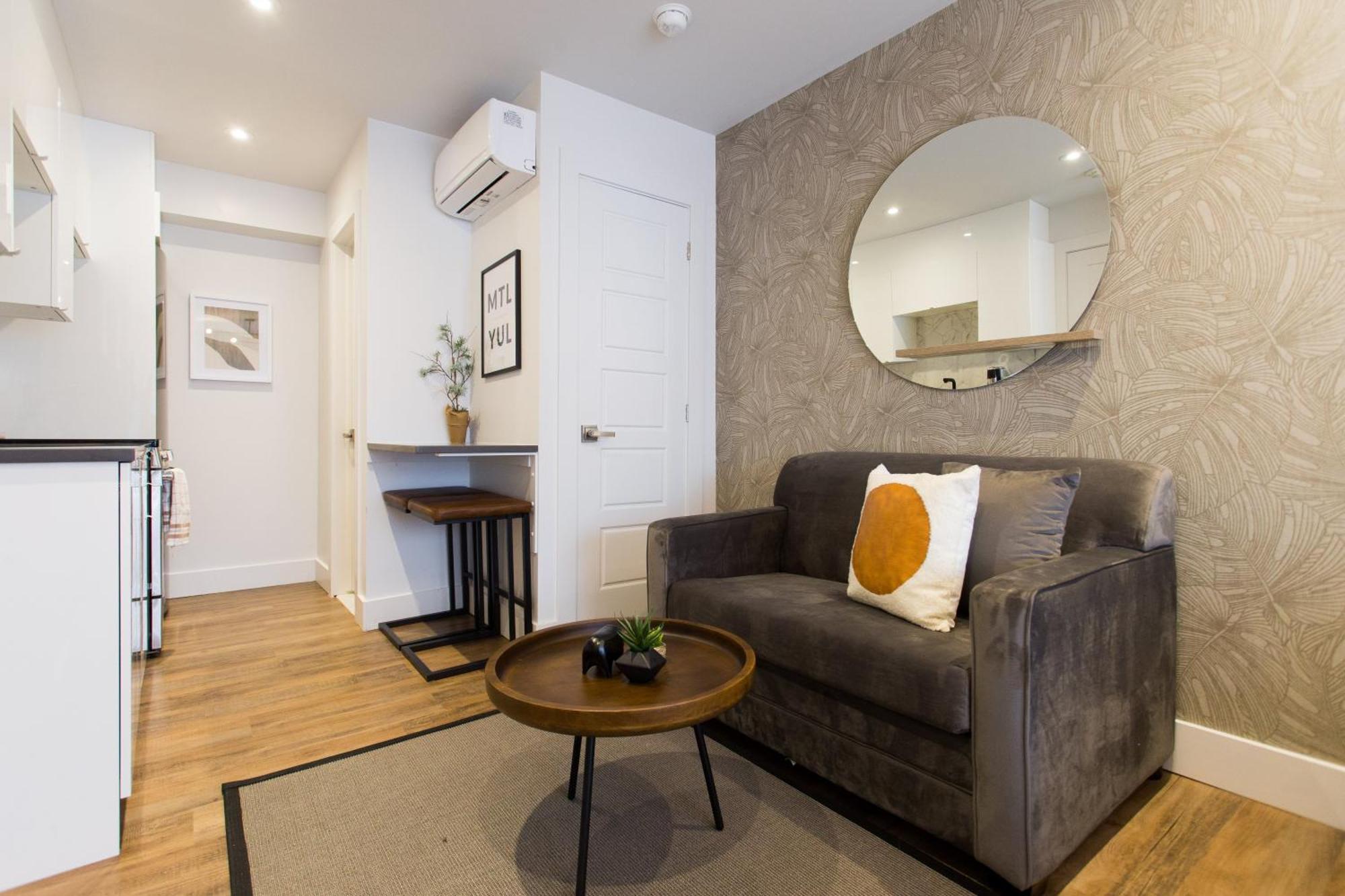 Scandinavian Studio With Full Kitchen And Bath By Den Stays Μόντρεαλ Δωμάτιο φωτογραφία